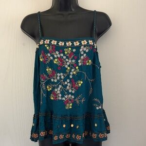 Anthropologie Embellished Luzia Top